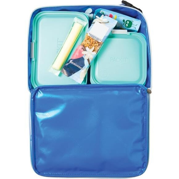 Freezable Lunch Box with Built In Ice Pack Reusable Insulated Cooler Bag - Picture 5 of 7